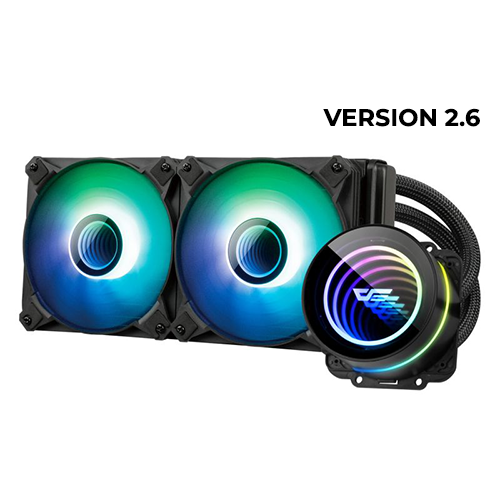 DarkFlash Twister DX240 Ver. 2.6 AIO ARGB (Black)